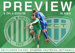 Preview: Hostouňští přivítají v neděli Táborsko Preview: Hostouňští přivítají v neděli Táborsko
